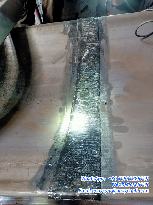 Polymer conveyor belt repair strips